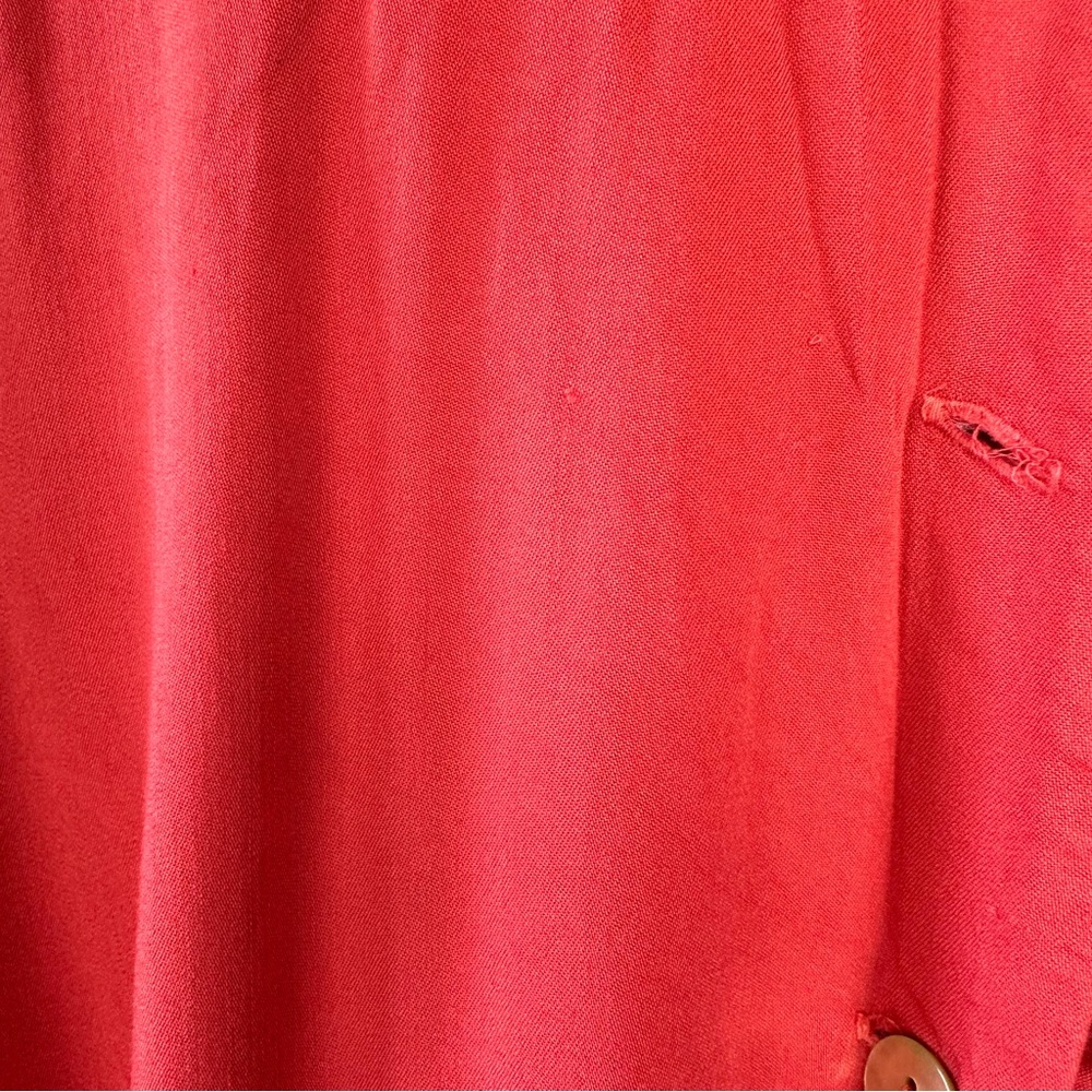 Sleeper Sizeless Viscose Front Tie Pajama Top - Picture 8 of 10